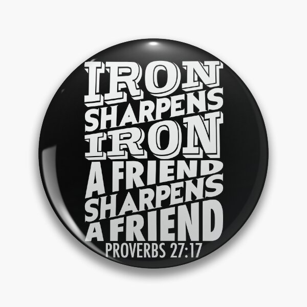 Item preview, Proverbs 27:17 designed and sold by plushism.