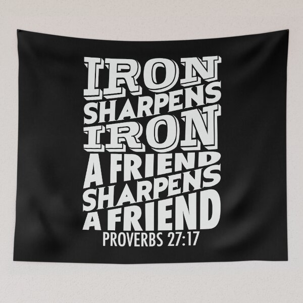 Item preview, Proverbs 27:17 designed and sold by plushism.