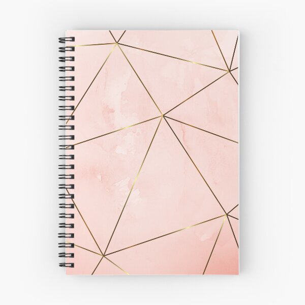 Item preview, blush pink/gold marble geometric  designed and sold by azurebleu.