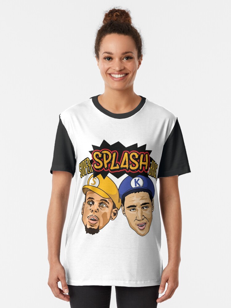 Steph Curry Klay Thompson Super Splash Bros T Shirt By Theteeshirtguy Redbubble 8227