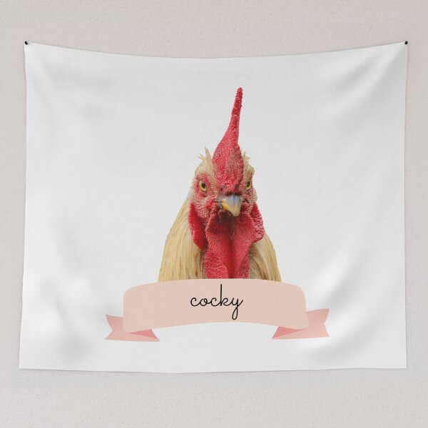 Item preview, Angry Fowl Cocky Funny Rooster Chicken Lover Gift designed and sold by Nathalie Aynié.