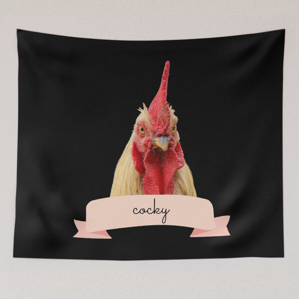 Item preview, Angry Fowl Cocky Funny Rooster Chicken Lover Gift designed and sold by Nathalie Aynié.