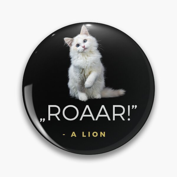 Item preview, ROAAR - A Lion Quote designed and sold by ubaDesigns.