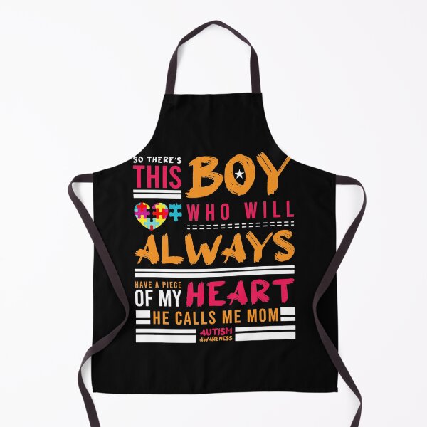 Item preview, There's This Boy Heart He Call Me Mom Autism Awareness Month Puzzle Raise Autistic ASD Autism Spectrum Disorder designed and sold by shirti.