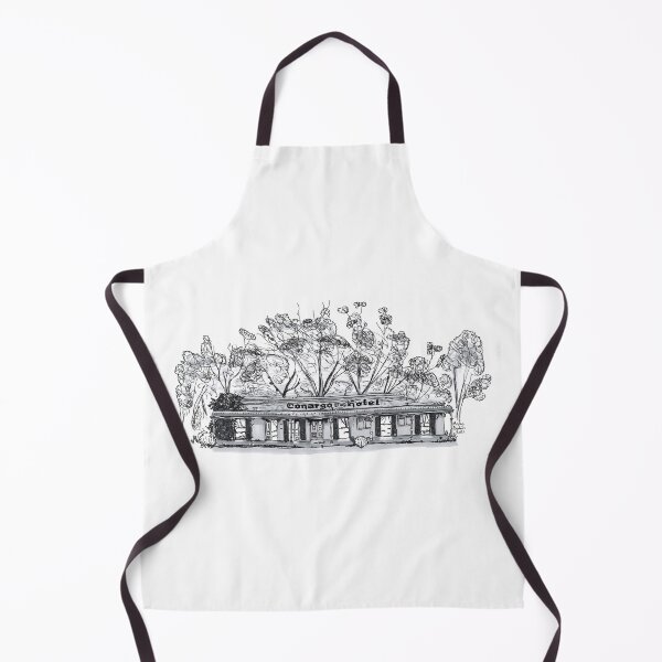Item preview, Australian Art: Pen & Ink Drawing of an Abandoned Pub Hotel designed and sold by NutsnGum.
