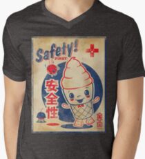 Retro Japanese AD Men's V-Neck T-Shirt