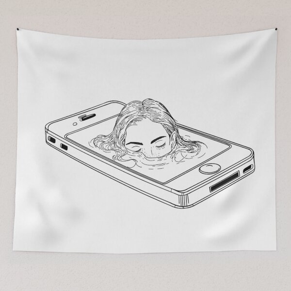 Item preview, Drowning in the phone designed and sold by Digs21.