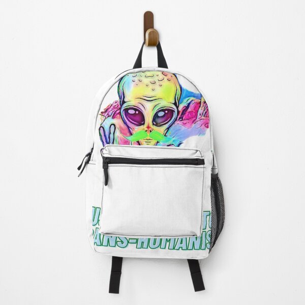 Item preview, Just Say NO to Trans-Humanism (ET peace sign) designed and sold by HamiltonmagicTs.
