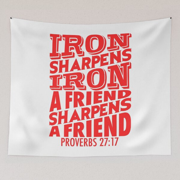 Item preview, Proverbs 27:17 designed and sold by plushism.