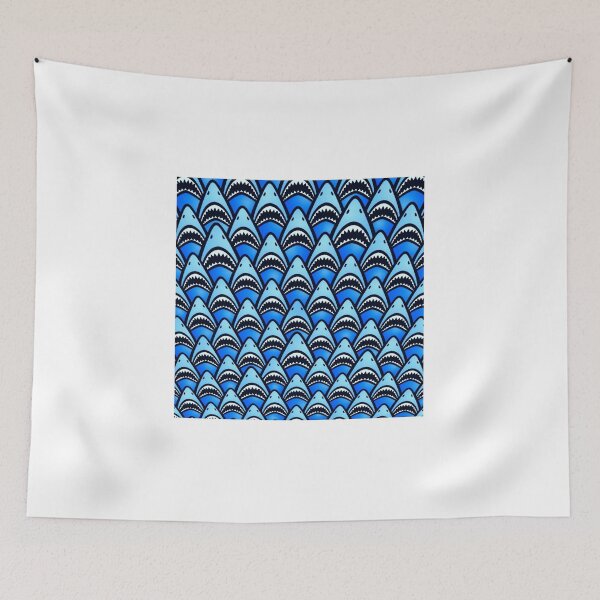Item preview, Sharks attack pattern  designed and sold by karimaK-71.