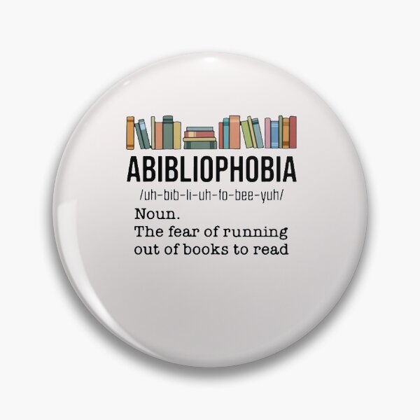 Item preview, Abibiliophobia noun the fear of running out of books to read shirt designed and sold by Lukifo-Caster.