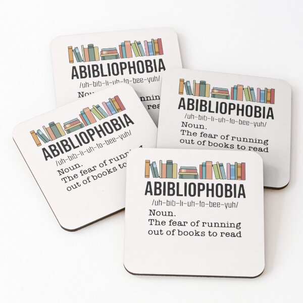 Item preview, Abibiliophobia noun the fear of running out of books to read shirt designed and sold by Lukifo-Caster.