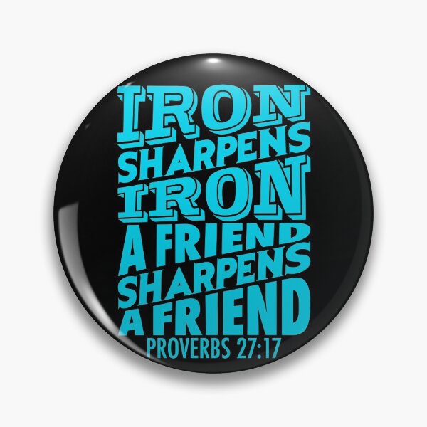Item preview, Proverbs 27:17 designed and sold by plushism.