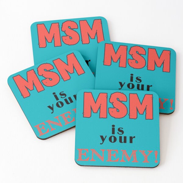Item preview, MSM IS YOUR ENEMY! designed and sold by livingdeadEdd.