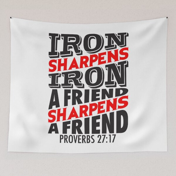Item preview, Proverbs 27:17 designed and sold by plushism.
