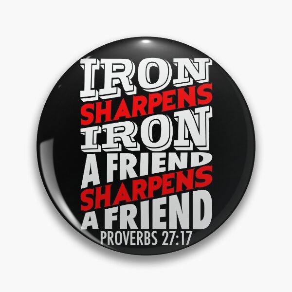 Item preview, Proverbs 27:17 designed and sold by plushism.