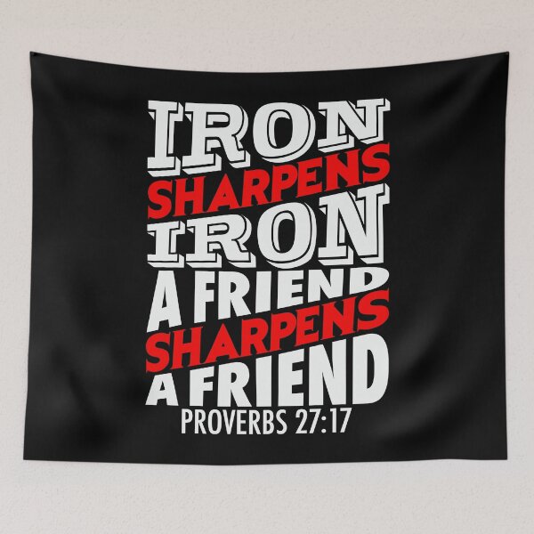 Item preview, Proverbs 27:17 designed and sold by plushism.
