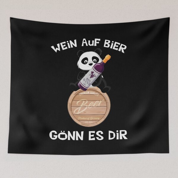 Item preview, Sweet Panda With Red Wine On Beer Treat Yourself designed and sold by besTmanuFacture.