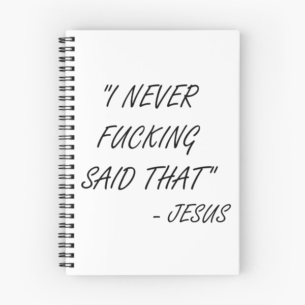 Item preview, I never said that - Jesus designed and sold by ValentinaHramov.