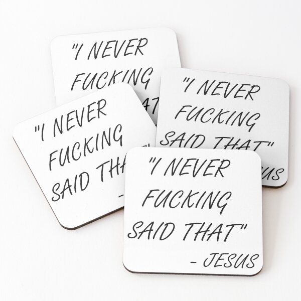 Item preview, I never said that - Jesus designed and sold by ValentinaHramov.