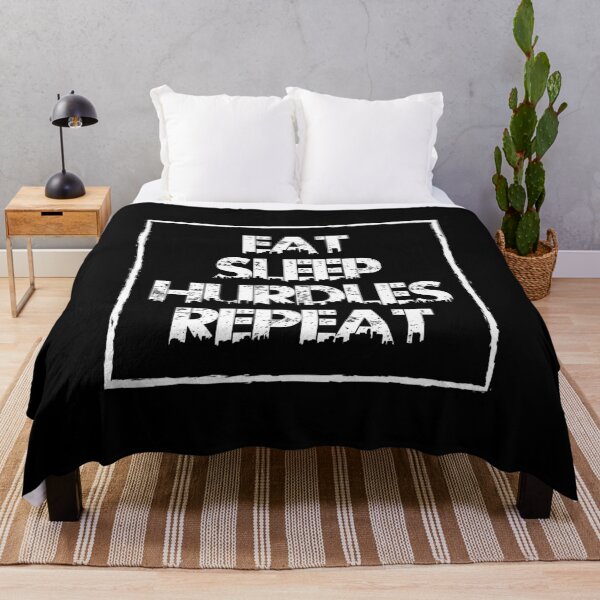 Item preview, Eat Sleep Hurdles Repeat Distressed designed and sold by gpsapparel.