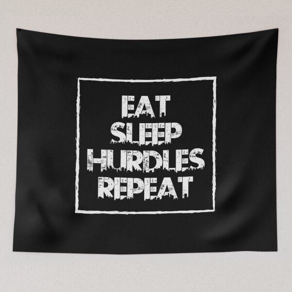Item preview, Eat Sleep Hurdles Repeat Distressed designed and sold by gpsapparel.