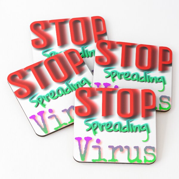 Item preview, Stop spreading virus  designed and sold by 59SHOP24.
