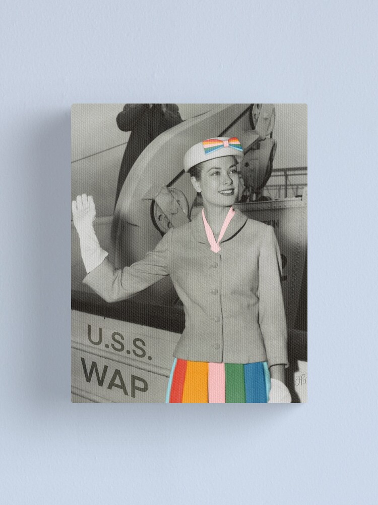 Alternate view of All Aboard the USS WAP Canvas Print