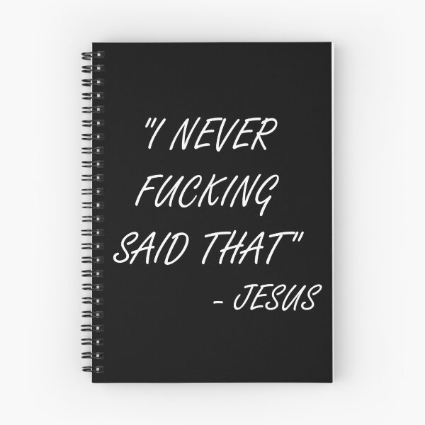 Item preview, I never said that - Jesus designed and sold by ValentinaHramov.