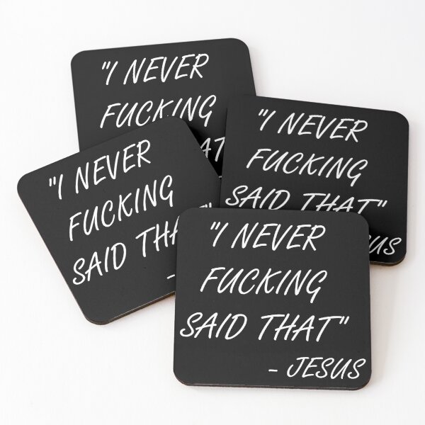 Item preview, I never said that - Jesus designed and sold by ValentinaHramov.