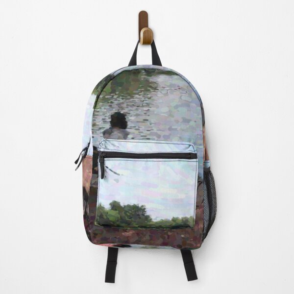 Item preview, Lakeside Chat in The Afternoon Oil Painting designed and sold by Billgreen54.