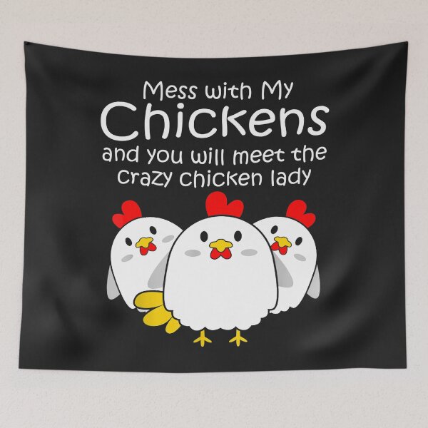 Item preview, Backyard Crazy Chicken Lady Women's Farmer Gift designed and sold by wriunimso.