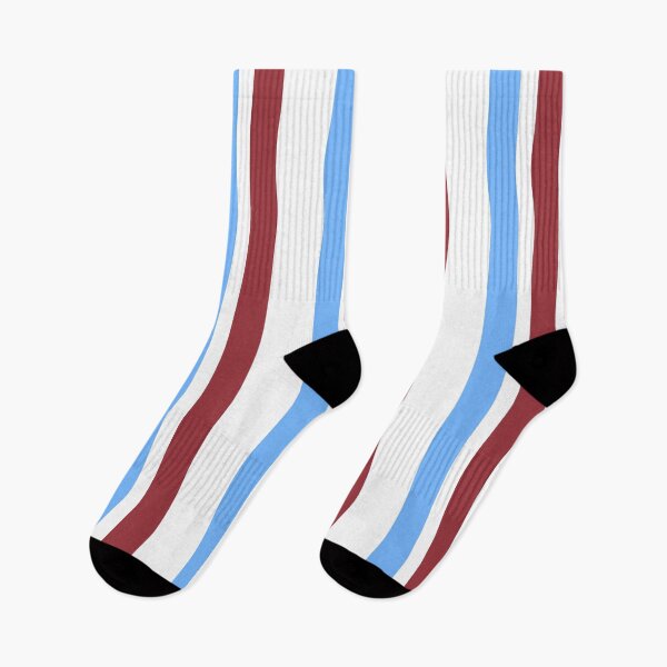 Item preview, Crystal Palace Retro 1972 White Blue & Claret Striped designed and sold by Sporting Colour.