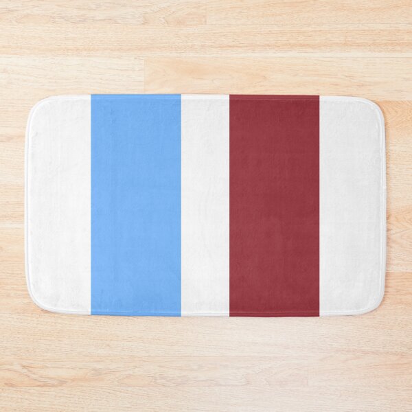 Item preview, Crystal Palace Retro 1972 White Blue & Claret Striped designed and sold by Sporting Colour.