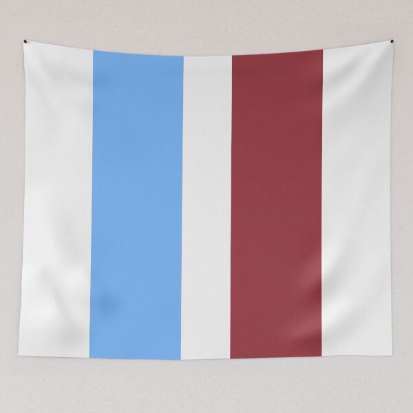 Item preview, Crystal Palace Retro 1972 White Blue & Claret Striped designed and sold by Sporting Colour.