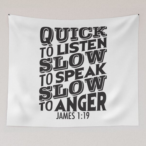 Item preview, James 1:19 designed and sold by plushism.