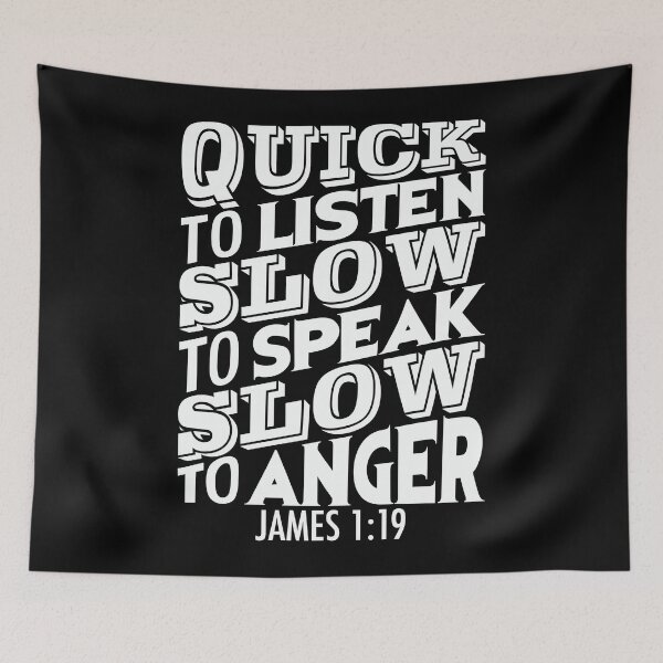 Item preview, James 1:19 designed and sold by plushism.