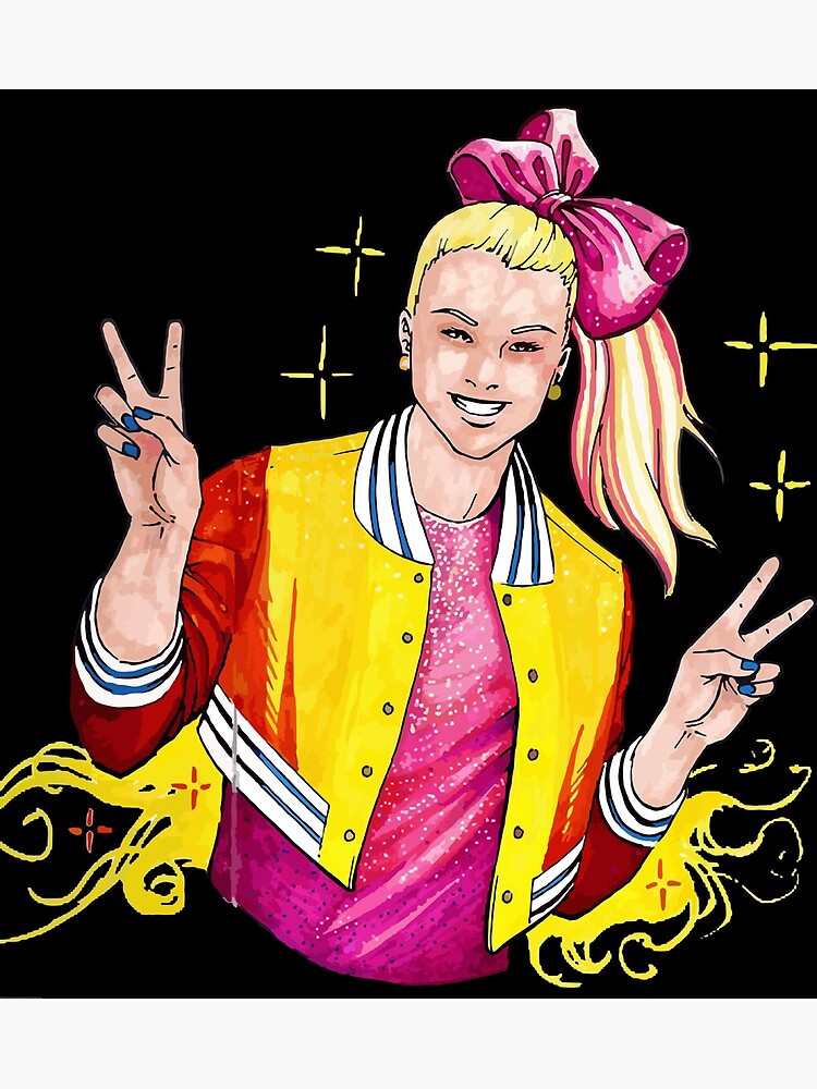 "jojo siwa drawing art" Poster for Sale by kattiejerde Redbubble