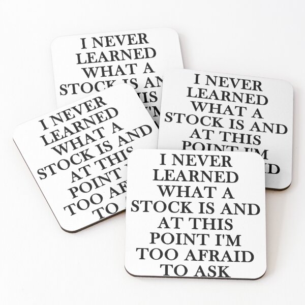 Item preview, i never learned what a stock is and at this point i'm too afraid to ask designed and sold by whirlybird.