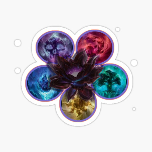 Mana de lotus noir Sticker