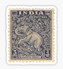Stamp - India - Elephant - 3Ps Sticker