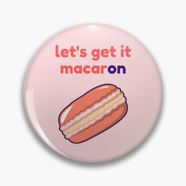 Item preview, Let's get it macaron designed and sold by GoodMoodFood.