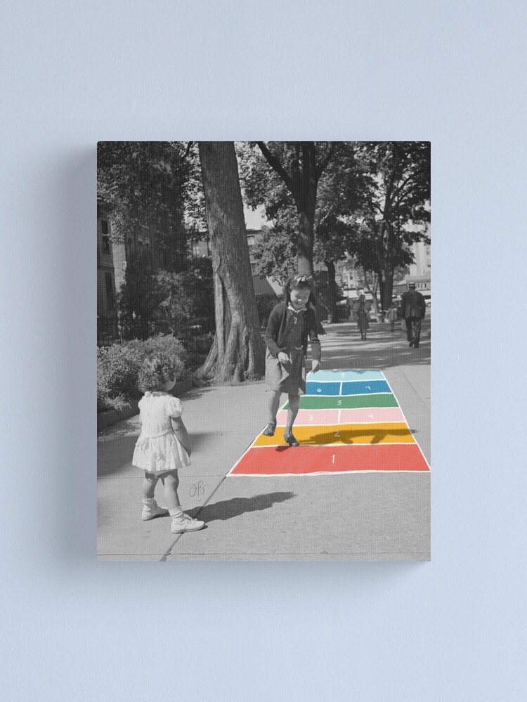 Alternate view of Hopscotch Canvas Print
