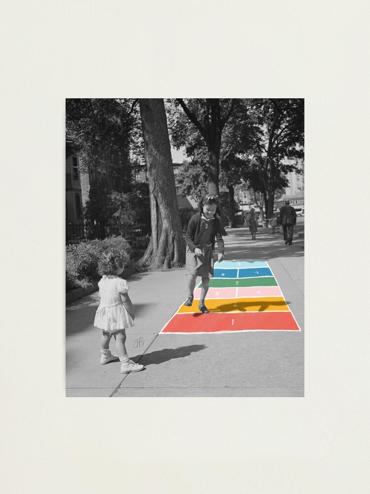 Alternate view of Hopscotch Photographic Print