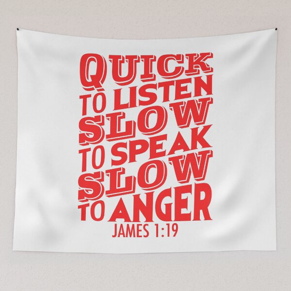 Item preview, James 1:19 designed and sold by plushism.