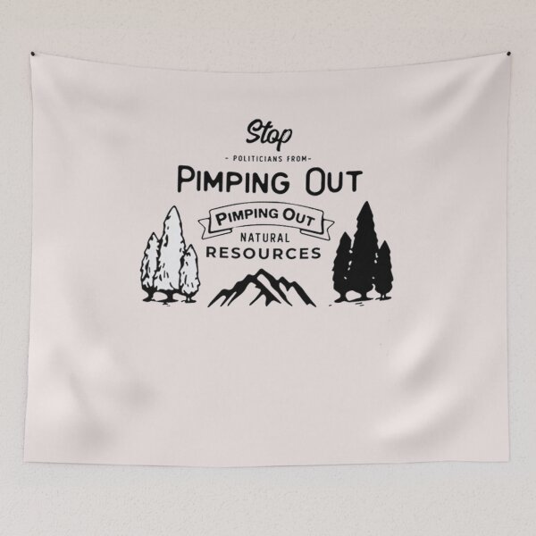 Item preview, Stop politicians from pimping out natural resources shirt designed and sold by Lukifo-Caster.
