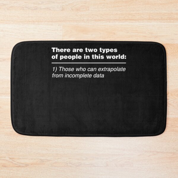 Item preview, There Are Two Types Of People In This World Those Who Can Extrapolate From Incomplete Data Shirt designed and sold by Lukifo-Caster.