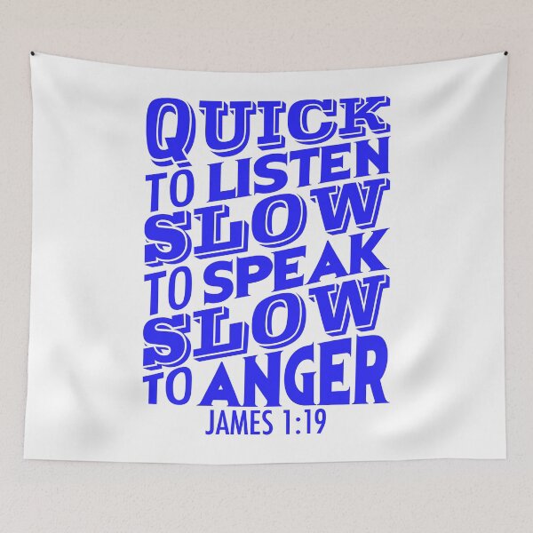 Item preview, James 1:19 designed and sold by plushism.