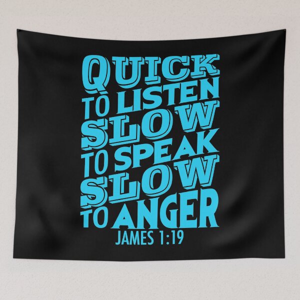 Item preview, James 1:19 designed and sold by plushism.