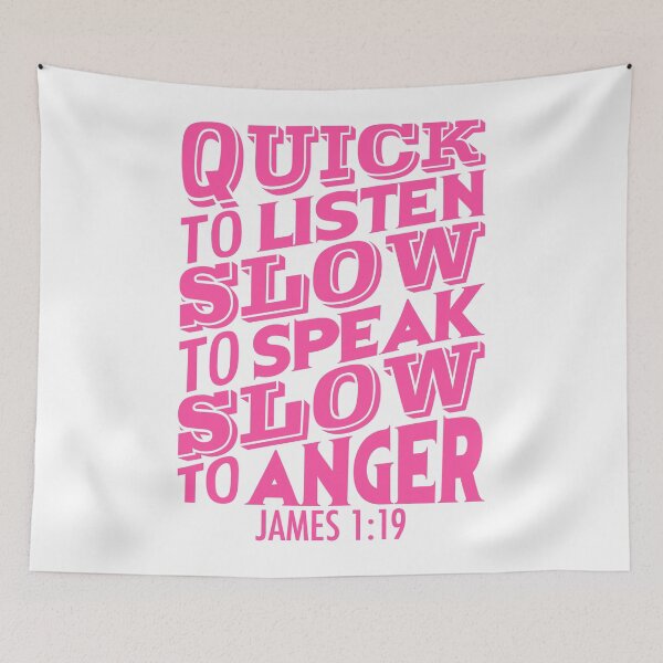 Item preview, James 1:19 designed and sold by plushism.